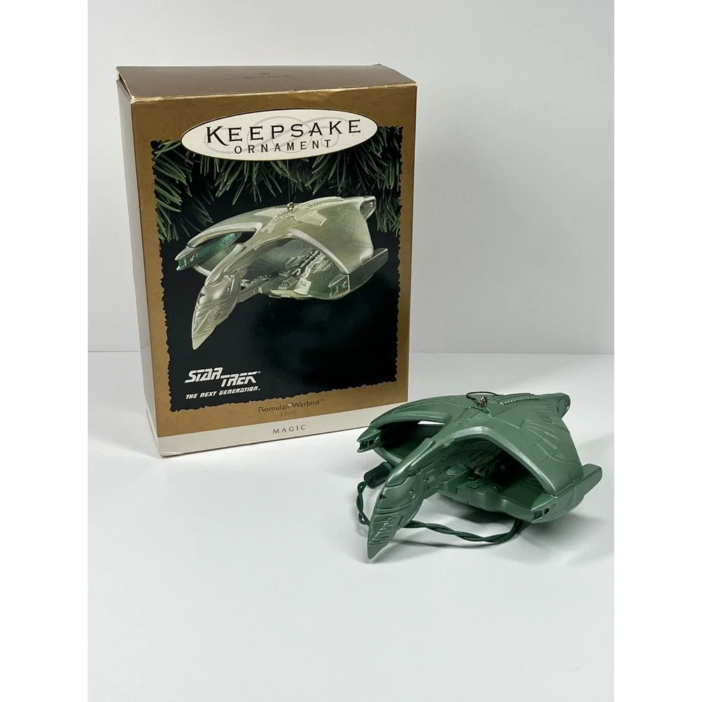 Hallmark Keepsake Ornament Vintage 1995‎ Star Trek Romulan Warbird